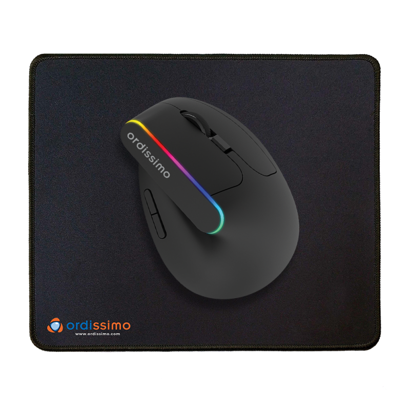 Souris Ergonomique RGB sans fil Ordissimo