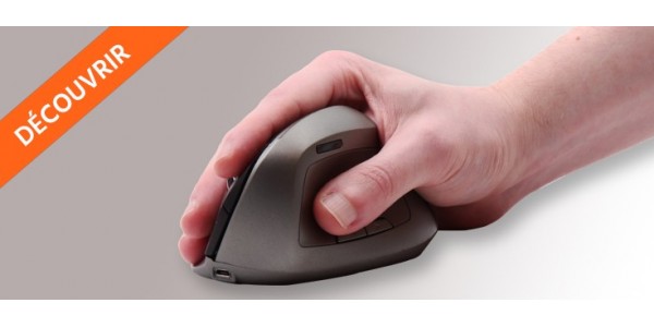 Découvrir la souris ergonomique verticale de bureau